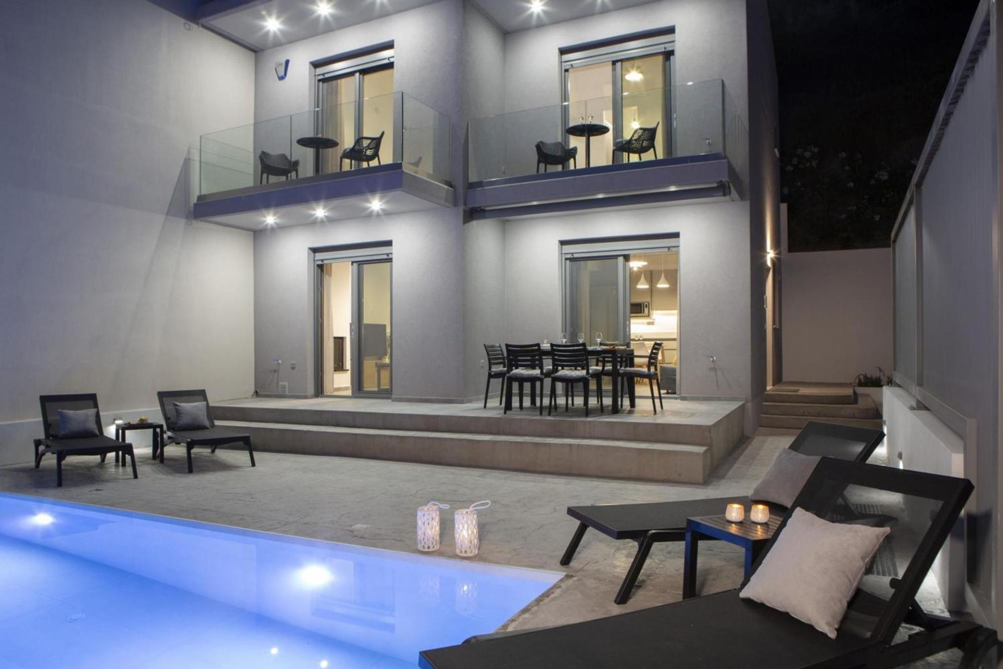 Aloft Luxury Villas Lefkada - Heated Pool Apolpaina Exteriör bild