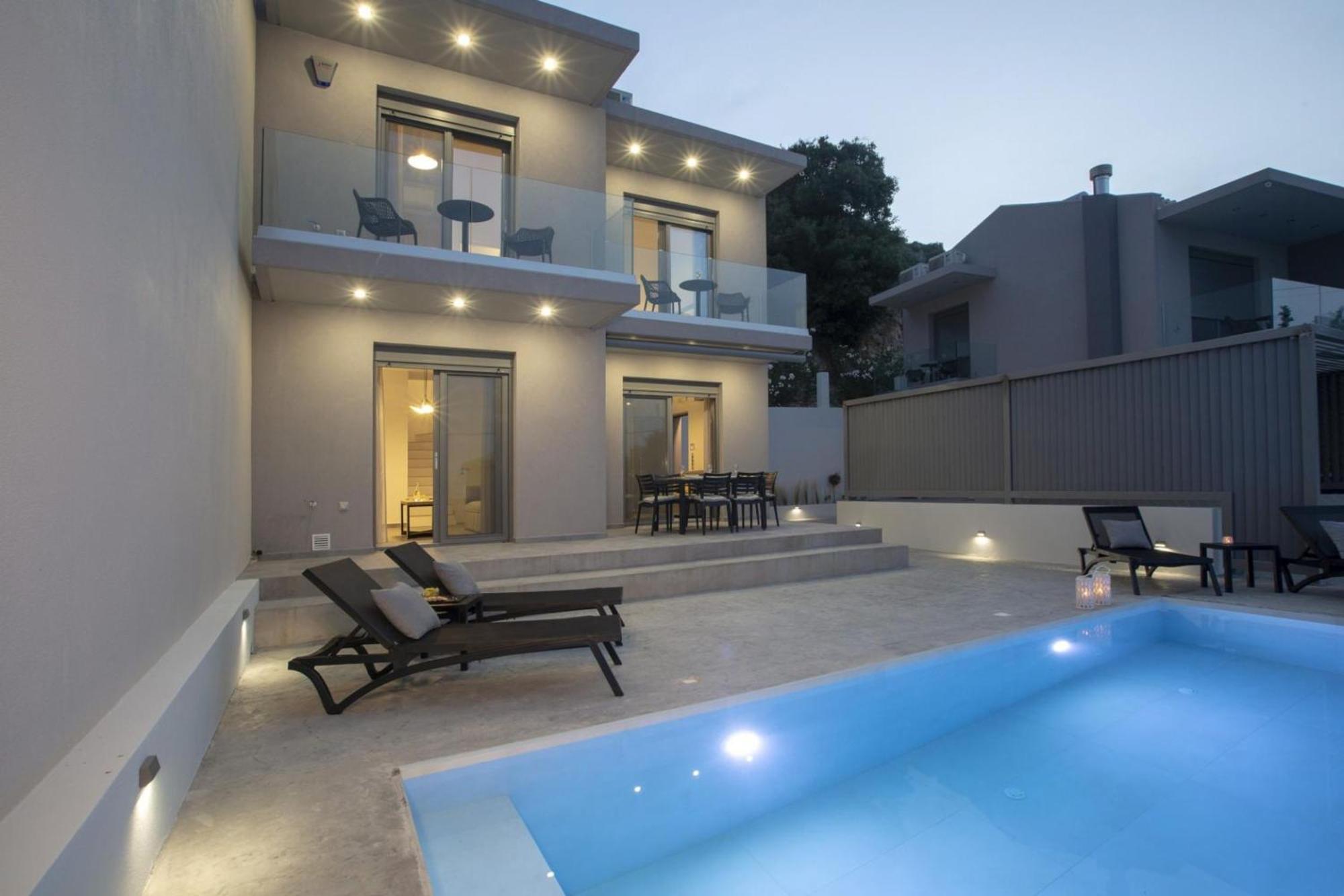 Aloft Luxury Villas Lefkada - Heated Pool Apolpaina Exteriör bild