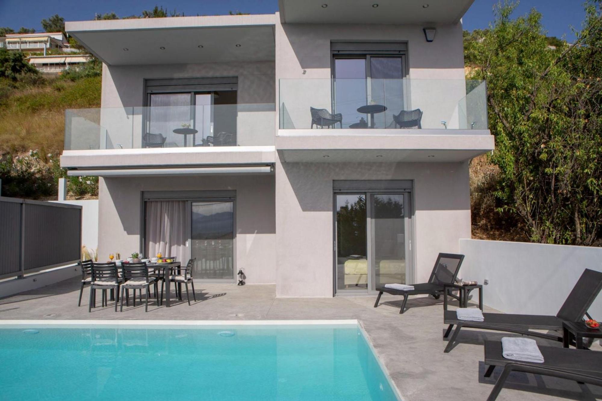 Aloft Luxury Villas Lefkada - Heated Pool Apolpaina Exteriör bild