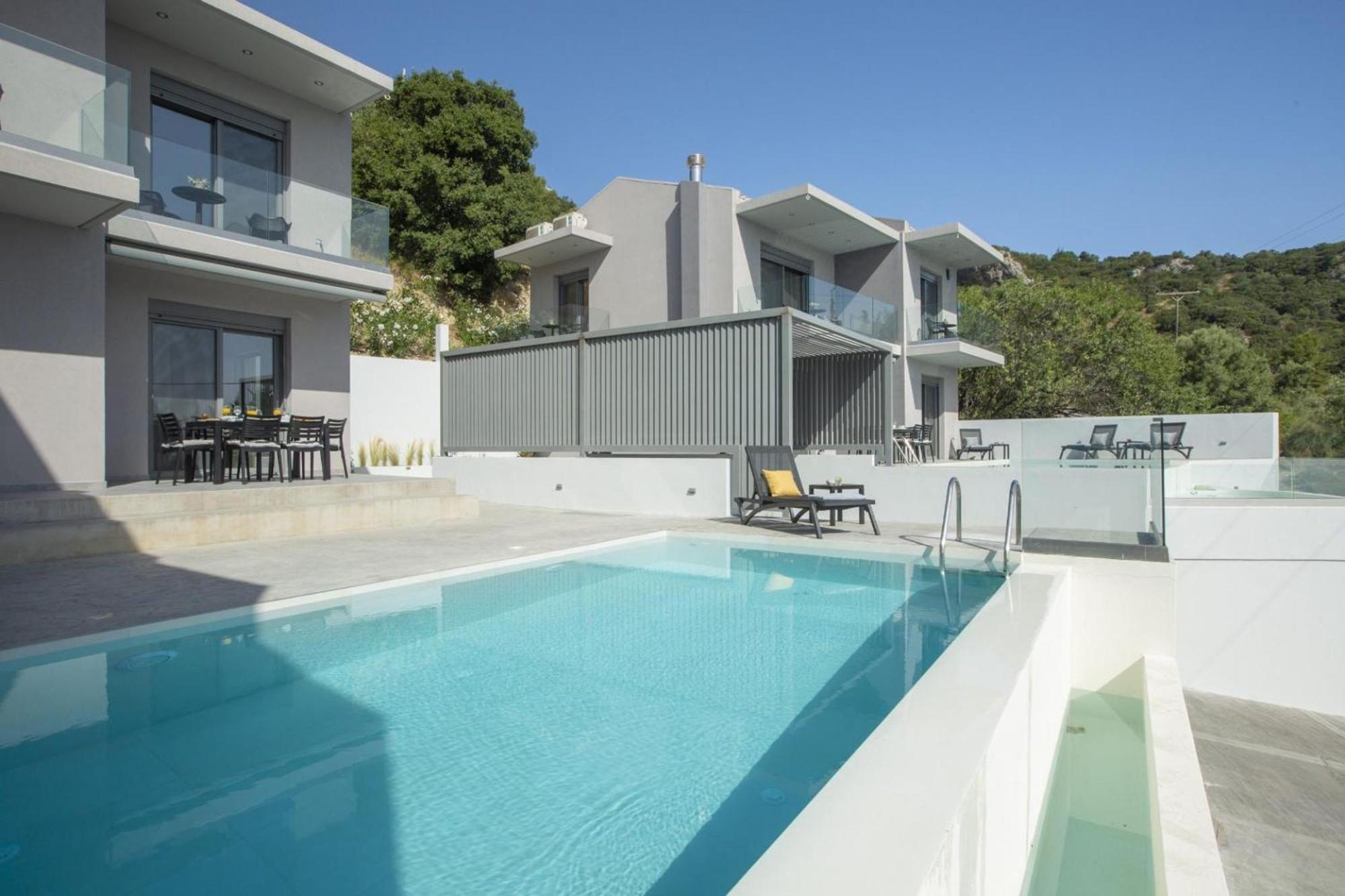 Aloft Luxury Villas Lefkada - Heated Pool Apolpaina Exteriör bild