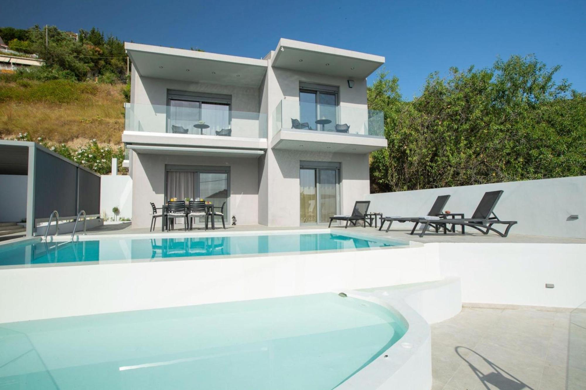 Aloft Luxury Villas Lefkada - Heated Pool Apolpaina Exteriör bild