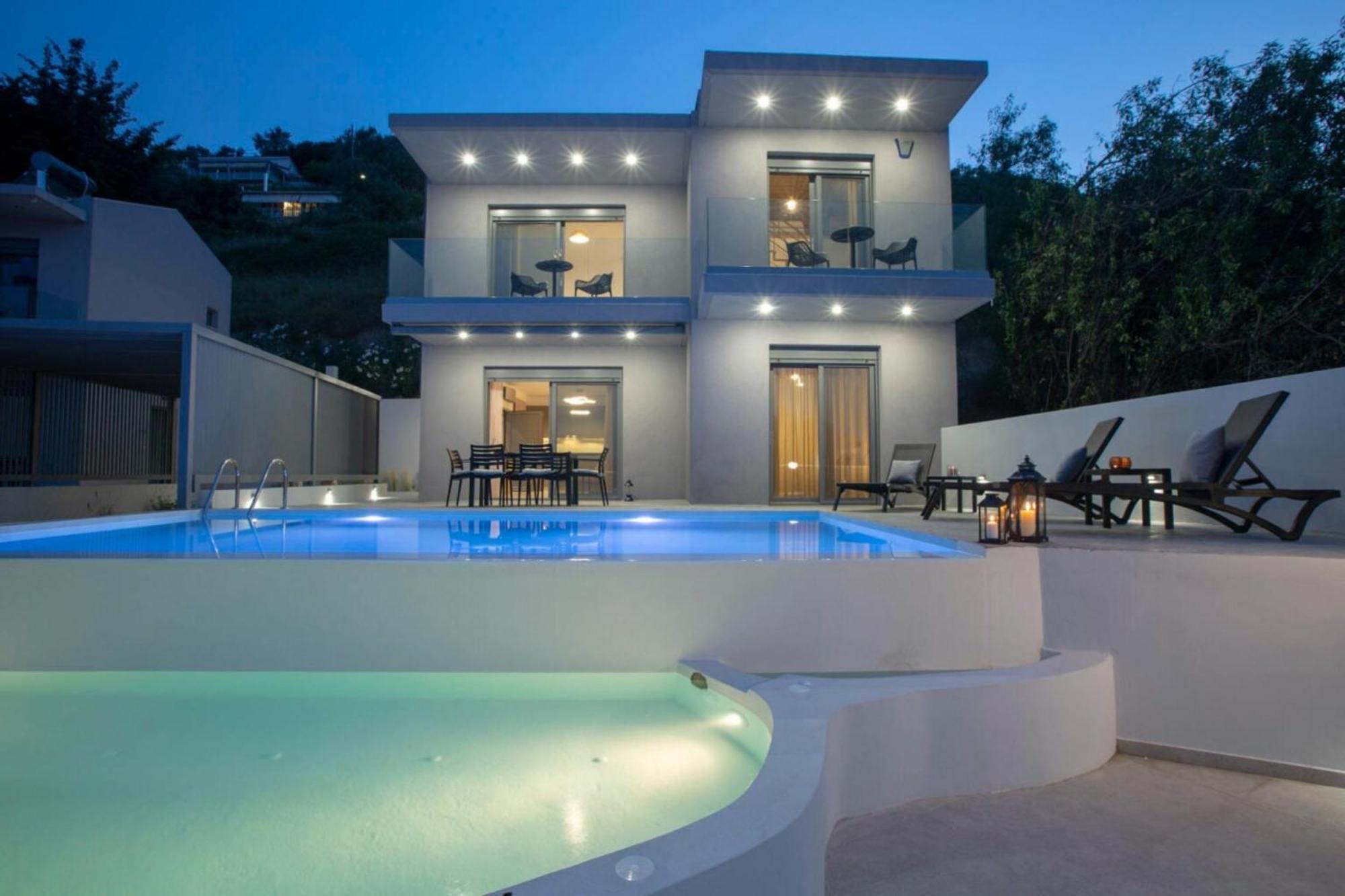 Aloft Luxury Villas Lefkada - Heated Pool Apolpaina Exteriör bild